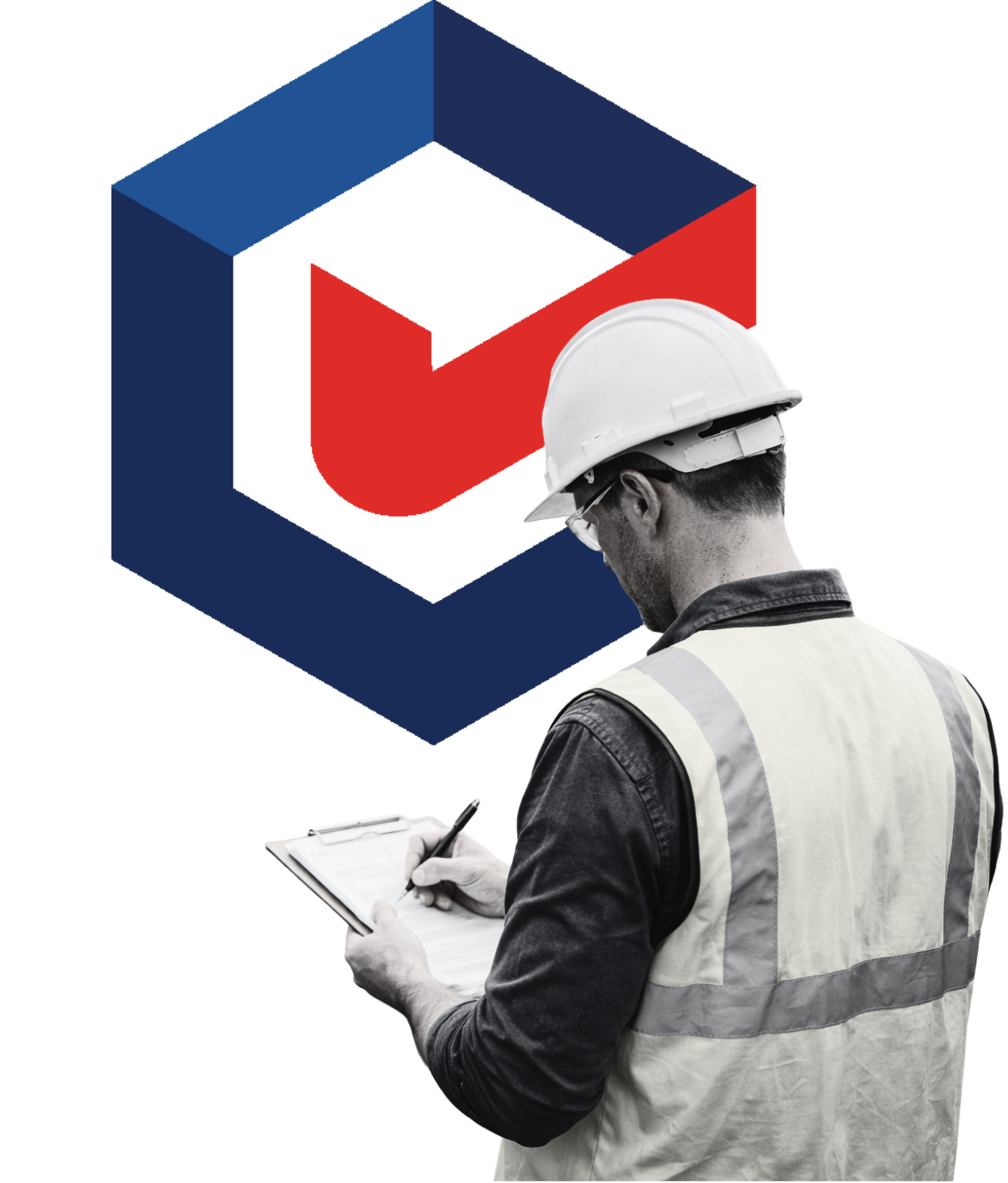 RemSol environmental engineer reviewing a site assessment on clipboard